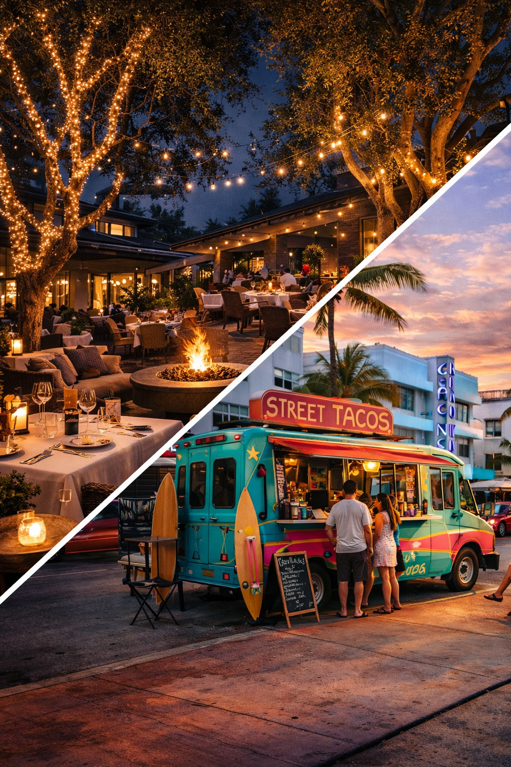 food truck, restaurant